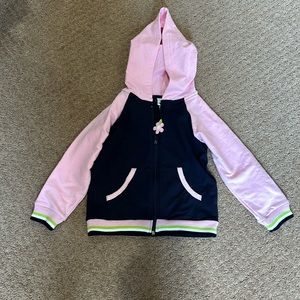 FLORENCE EISEMAN GIRLS HOODED JACKET IN SIZE 5